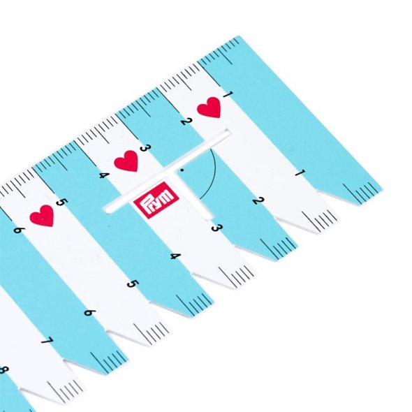 Prym Love Handmaß (Skala 21 cm/ türkis/ weiß)
