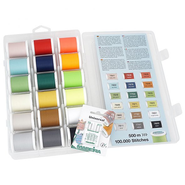Madeira Frosted MATT No.40  Smartbox (18 Farben/ 500 m)