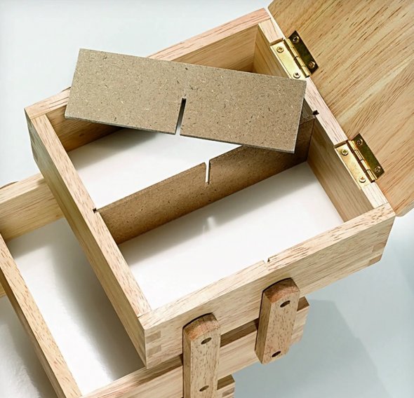 Prym Nähkasten Holz S (hell)