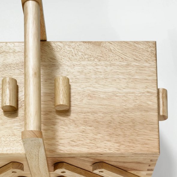 Prym Nähkasten Holz M (hell)