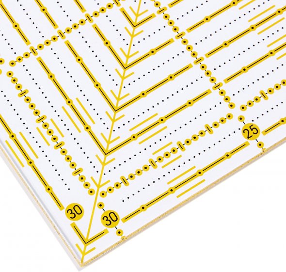 Prym Omnigrid Universal-Lineal (31,5 x 31,5 cm/ cm Skalierung)