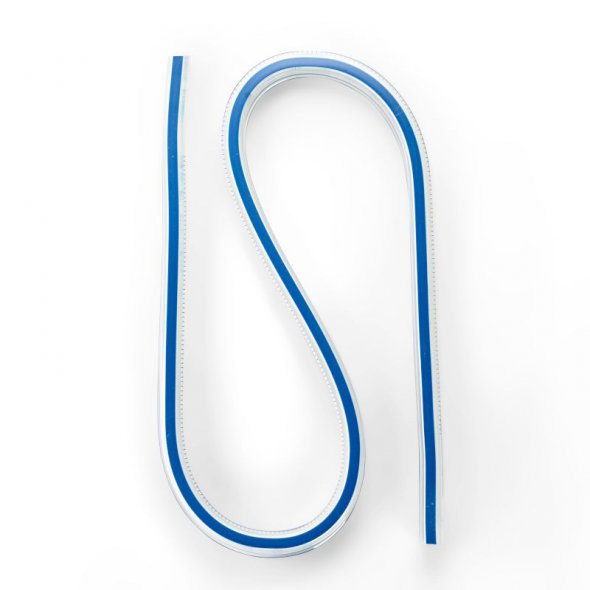 Prym Kurvenlineal flexibel (50 cm/ 20"/ Metallkern/ cm + inch Skala)