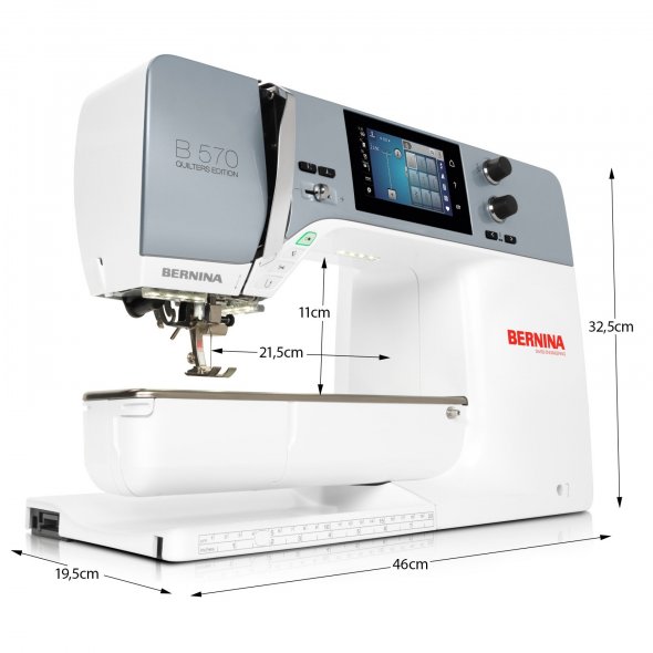 Bernina 570 QE Näh-Stick- und Quiltmaschine
