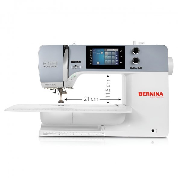 Bernina 570 QE Näh-Stick- und Quiltmaschine mit SDT Stickmodul