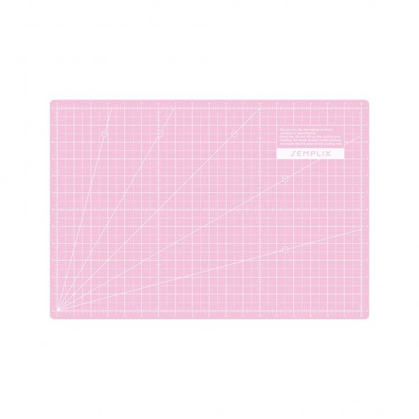 Semplix Schneidematte beere-rosa (45 x 30 cm/ 18 x 12 inch) A3