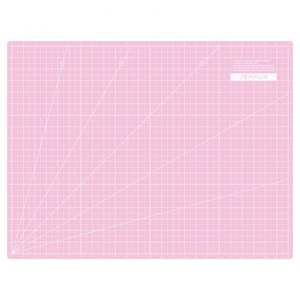 Semplix Schneidematte beere-rosa (60 x 45 cm/ 24 x 18 inch) A2