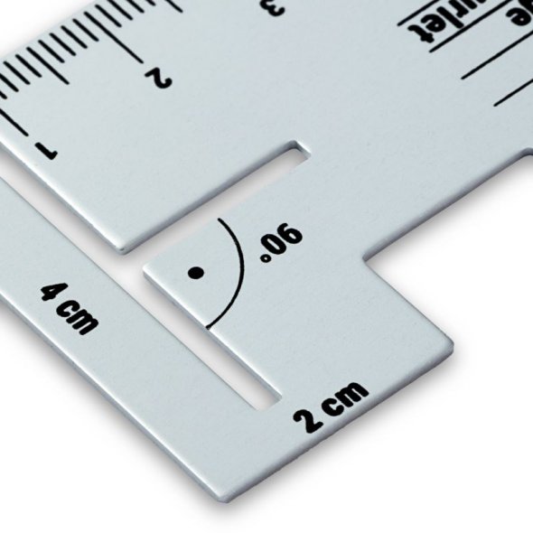 Prym Saummaß Metall (40 x 104 mm/ silberfarbig)