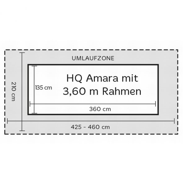 HQ Amara Langarm-Quiltmaschine mit langem Quiltrahmen
