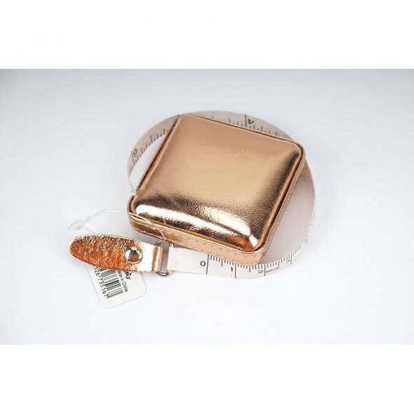 Rollmaßband Rosé Gold (Länge 150 cm/ 60 Inch/ 5 x 5 cm)