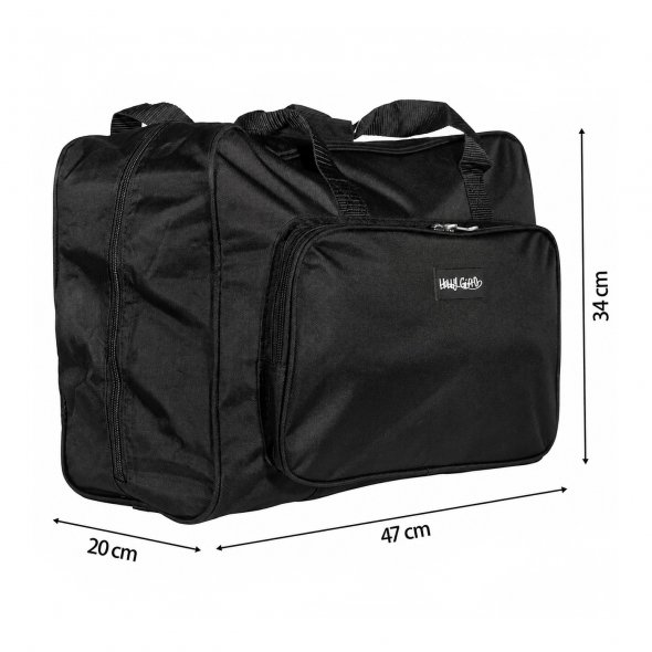Nähmaschinen-Tasche von Hobby Gift schwarz (20 x 47 x 34 cm)