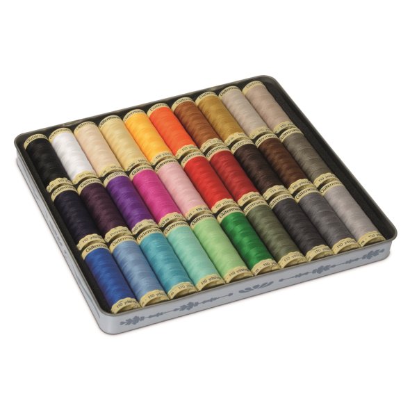 Gütermann Nostalgie-Box Allesnäher (30 Farben/ 100 m)