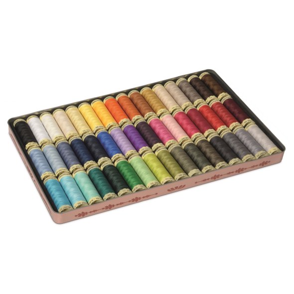 Gütermann Nostalgie-Box Allesnäher (48 Farben/ 100 m)