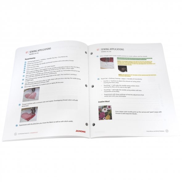 Janome Workbook MC9450QCP (englische Ausgabe)