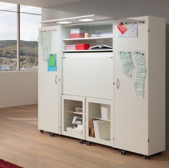 CUBO Designer-Kranzplatte mit 2 LEDs 80.11.XX.00