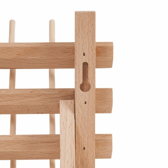 Milward Spulenhalter - Garnrollenständer (für 25 St./15,5 x 18 cm/Holz)