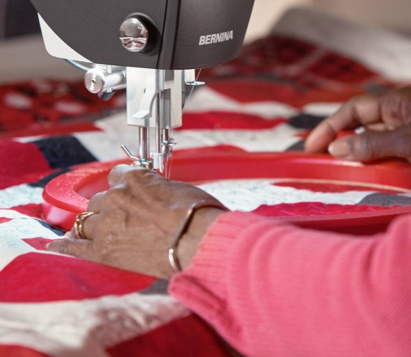 Bernina Quiltringe Gripper Rings-Set - Präzise Führung für Quiltdecken (8"/ 11")