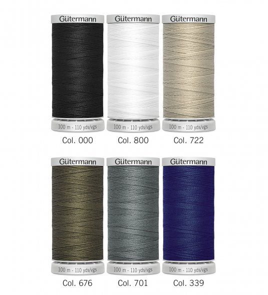 Gütermann Nähfaden-Set Extra Stark 734528-1 (6 Spulen/ 100 m)