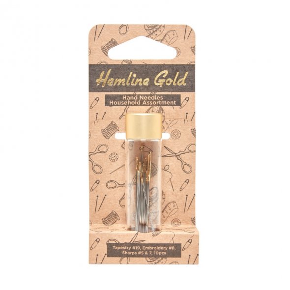 Hemline Gold Eye Handnähnadeln (Gold-Öhr/ versch. Nadeln)