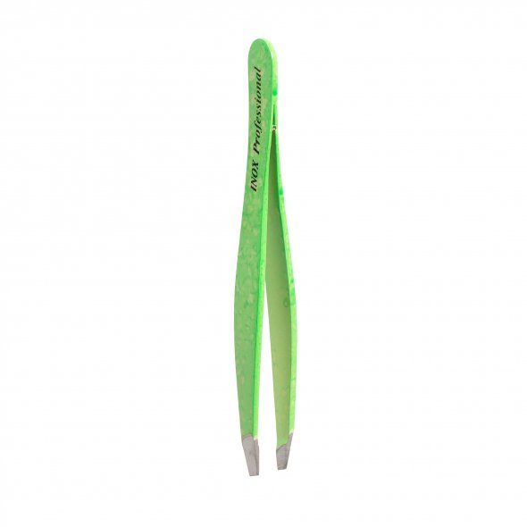 Pinzette INOX Professional (9 cm/ grün/ stabil)