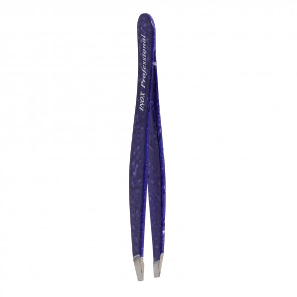 Pinzette INOX Professional (9 cm/ lila/ stabil)