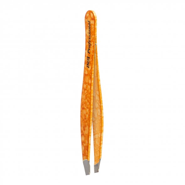Pinzette INOX Professional (9 cm/ orange/ stabil)