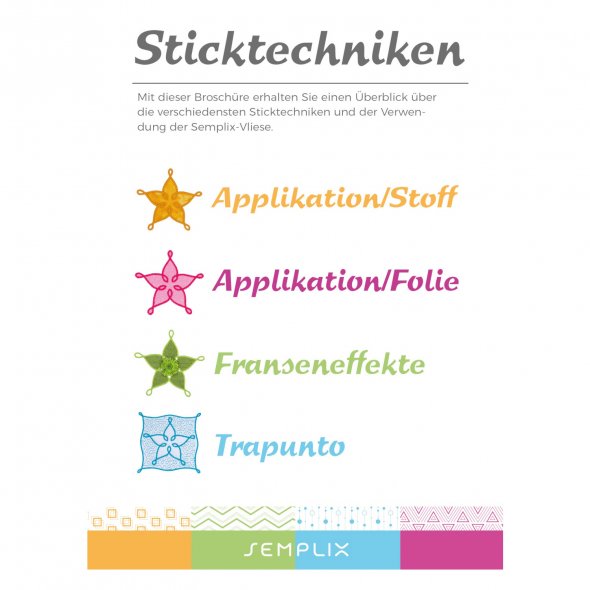 Projektbox Sticktechniken - alle Stickmuster auf USB + Material + Anleitung