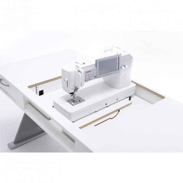 Quilt-Table twist 90° drehbar / 2 Schubladen / 44.40.80.00