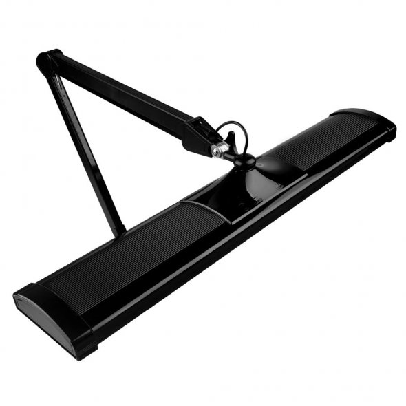 Semplix LED Arbeits-Tischlampe schwarz (540 LED/ dimmbar/ Tischklemme)