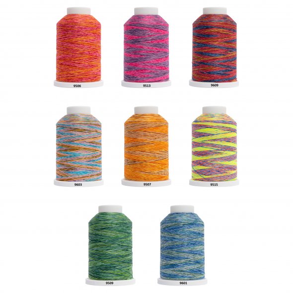 Madeira Aeroflock Bauschgarn Multicolor No.100 (1000 m)
