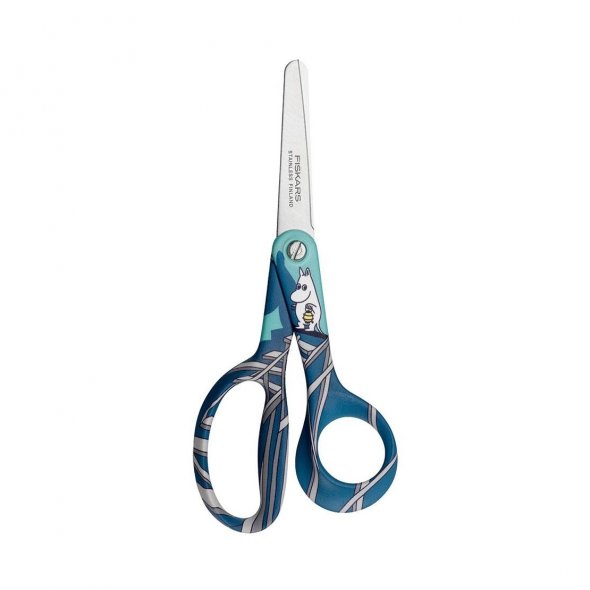 Fiskars Kinderschere Mumintroll (13 cm/ türkis/ blau)