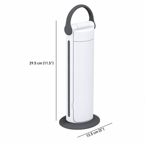 Daylight Twist 2 klappbare LED Tageslichtleuchte (weiß/ grau)