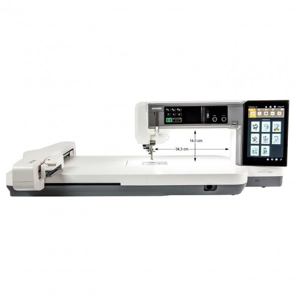 Janome Continental M17 unser Vorführmodell -  Große Näh- und Stickmaschine mit Stickmodul