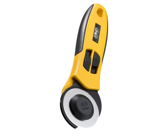 Olfa Rollschneider RTY-2/NS NEU einfaches Klingenwechseln (Comfort Griff/ 45 mm)