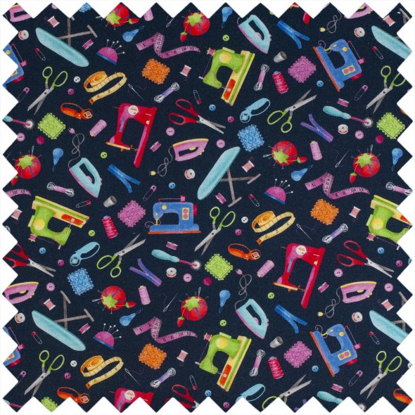 Nähkasten "Mini Sew Maschines" (17,8 x 24,5 x 14,5 cm)