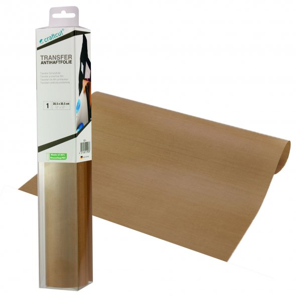 Craftcut Teflon-Antihaftfolie für Transferpresse/ Bügeleisen (30,5 x 30,5 cm)