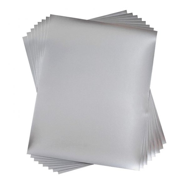 Silhouette bedruckbare Silberfolie (216 x 279 mm/ 8 Bögen)