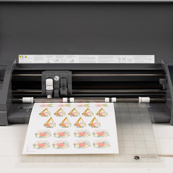 Silhouette Weiße Sticker Bögen (216 x 279 mm/ 8 Bögen)