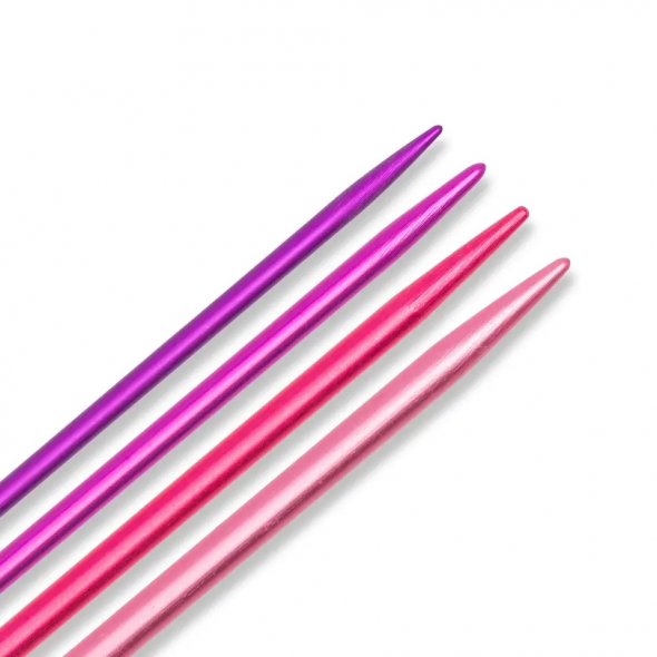 Prym Strumpfstricknadel-Set ALU COLOUR (Stärken 2,5-4,0 mm/ 20 cm)