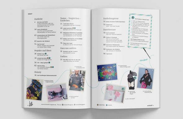 Magazin Stickstoff SEQUENZ 5 - Maschinensticken mit Leidenschaft