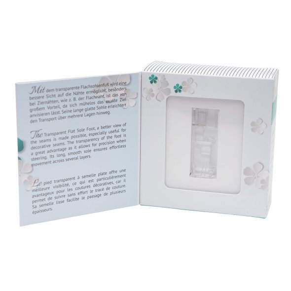 Baby Lock Transparenter Flachsohlenfuß für alle Baby Lock Overlocker