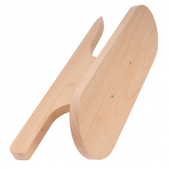 Kragen- und Kantenholz / Bügelamboss (45 x 14 x 16 cm / Bügelhilfe/ Buchenholz)