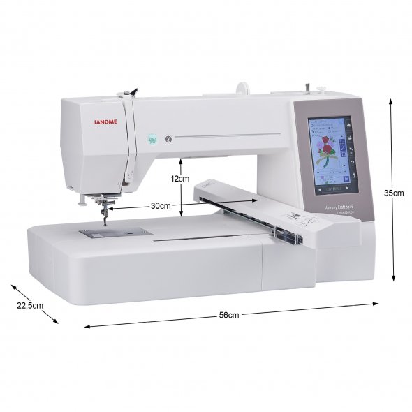 Janome MC 550E LE Stickmaschine inkl. Artistic Digitizer Junior
