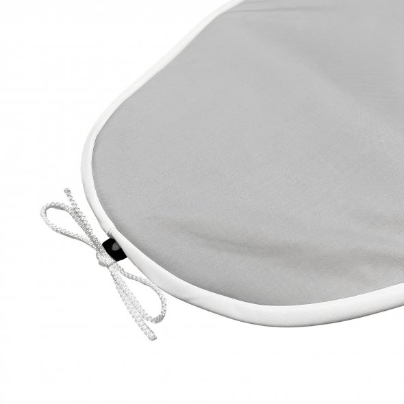 Knittax Bügeltischbezug für Vento Plus (125 cm x 42 cm/ hellgrau)