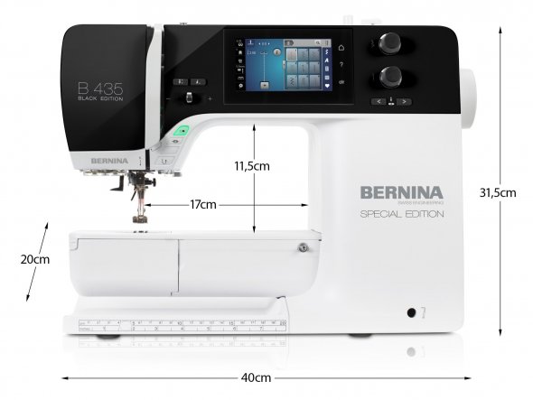 Bernina 435 Black Edition Computer Nähmaschine