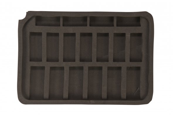 Bernina Zubehörkoffer Overlock (ohne Zubehör/ 3 Einsätze/ 33x15x25 cm/ schwarz)