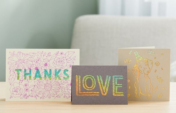 Cricut Cutaway Cards Neutral-Musterset R10
