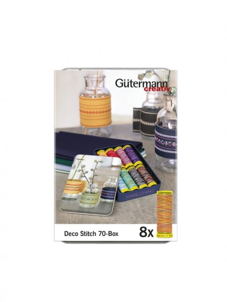 Gütermann Deco Stitch Box (8 Farben / 70 m)