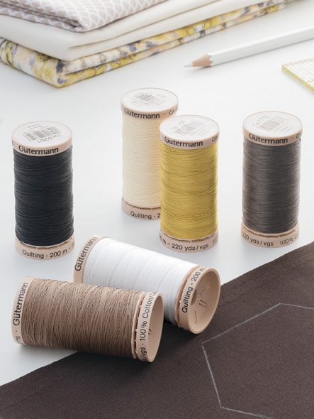 Gütermann Nähfaden-Set Quilting (6 Farben / 200 m)