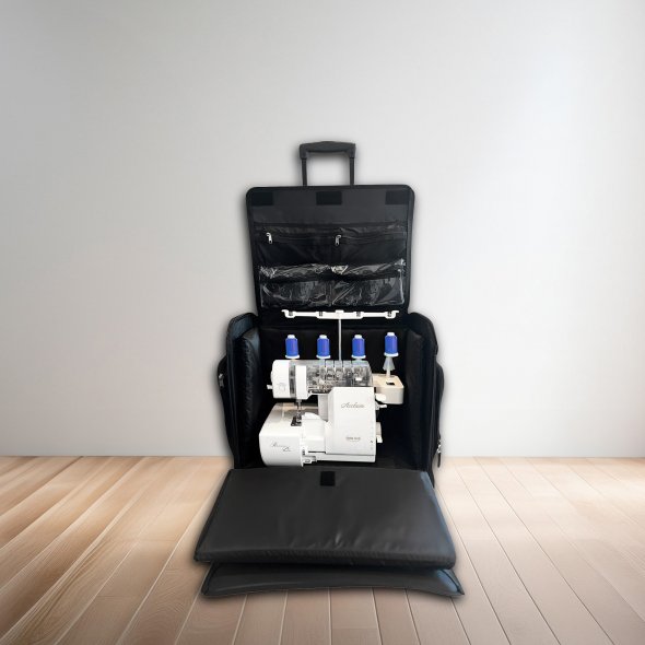 Baby Lock Overlock-Koffer/Trolley groß (Canvas / schwarz)