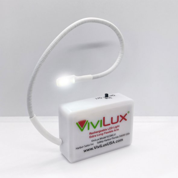 Vivilux LED Licht mit Klammer (extra hell) zum Nähen und Basteln